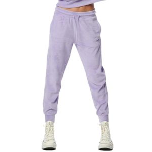 Body Action Cuffed Women's Velour Joggers 021333-01-DigitalLavender