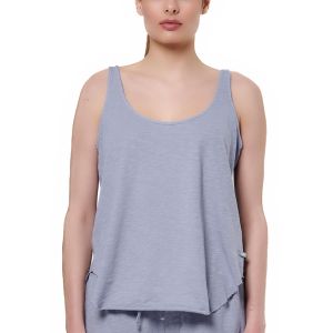 Body Action Natural Dye Slub Women's Tank 041517-01-Lavender Blue