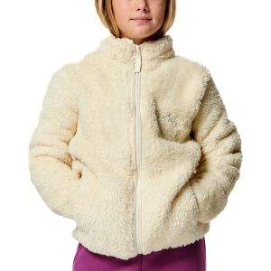 Body Action Fluffy Fleece Girl's Jacket 072406-01-ArcticWolfGrey