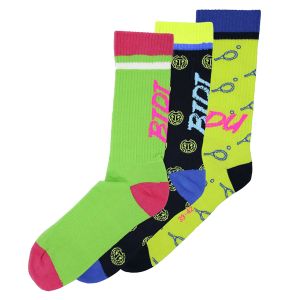 Bidi Badu Bold Bro I Crew Printed Move Socks x 3 S1490015-MX