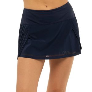 Lucky In Love Love Is Power Pleated Women's Tennis Skirt