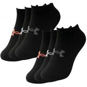 Under Armour Essential Women's No Show Sport Socks x 6 1332981-001