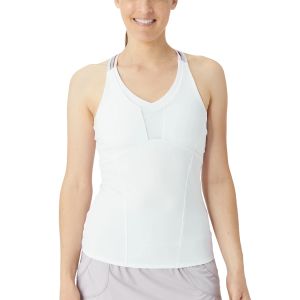 CT349-120 Lucky In Love Double Cross Cami Women's Tennis Tank