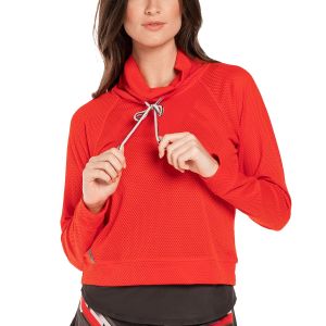 Lucky in Love High Neck Pullover Women's Top