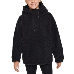 Nike High-Pile Fleece Older Kids Therma-FIT Training Jacket FN4783-010