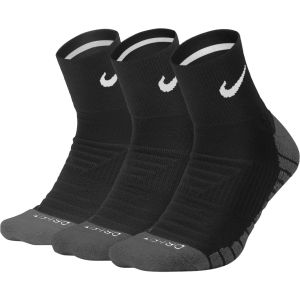 Nike Dry Cushion Unisex Quarter Training Socks x 3 SX5549-010