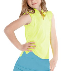 Lucky In Love Pleat Me Up Girls' Tennis Tank T233-710