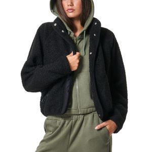 Body Action Boucle Faux Sheepskin Women's Jacket