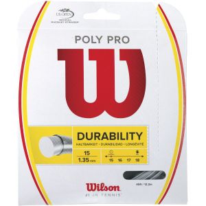 Wilson Poly Pro Tennis String (1.35mm, 12.2m) WRZ920200