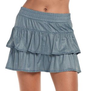 Lucky In Love Royal Palm High Waist Women's Tennis Skirt CB585-N14407