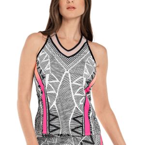 Lucky In Love Santa Fe Glow Women's Tennis Tank