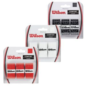 Wilson Profile Tennis Overgrips x 3 WRZ4025