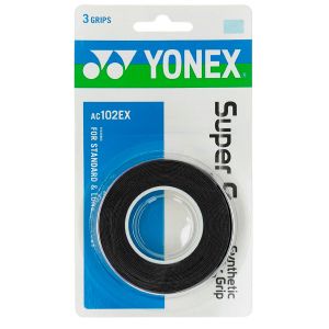 Yonex Super Grap Tennis Overgrips x 3 AC102-3-Black