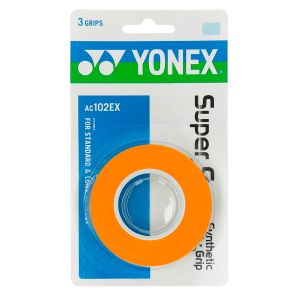 Yonex Super Grap Tennis Overgrips x 3 AC102-3-Orange